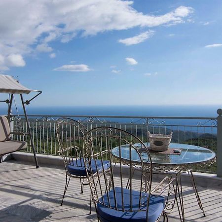 The Balcony Of Mani Villa Tseria Exterior photo